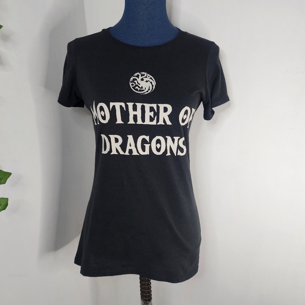Game of Thrones Mother of Dragons Black Tshirt